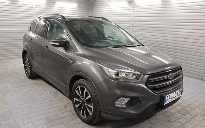 Ford Kuga cena 74400 przebieg: 155000, rok produkcji 2018 z Wielichowo małe 154